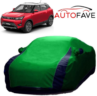 AutoFave Car Cover For Mahindra XUV 300 (With Mirror Pockets)(Green)