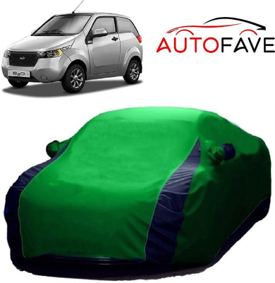 AutoFave Car Cover For Mahindra e2o NXT (With Mirror Pockets)(Green)