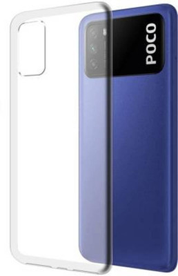 DMJHP Back Cover for Poco M3(Transparent, Pack of: 1)