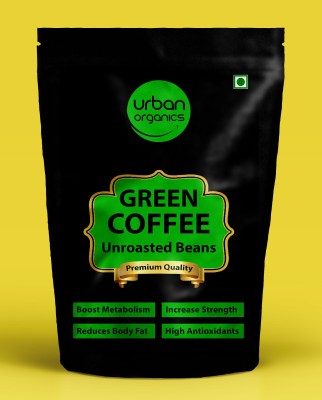 Urban Organics Organic Green Coffee Beans, Arabica Aa Grade. Un-Roast & Ground Coffee Coffee Beans(400 g)