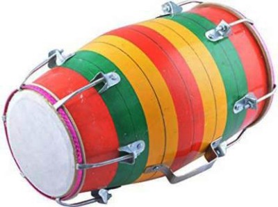RAM musical RM-PB-12 Nut & Bolts Dholki(Multicolor)
