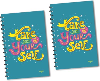 ESCAPER Smile are always is in Fashion Designer Diaries (Ruled - A5 Size - Pack of 2 Diaries), Notepad A5 Diary Ruled 160 Pages(Multicolor, Pack of 2)