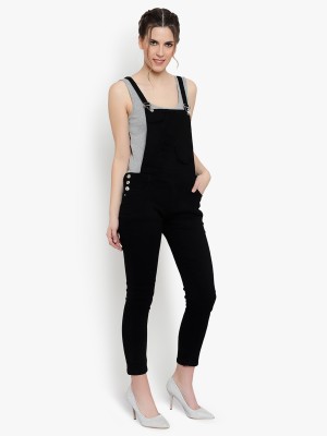 Perfect Outlet Women Black Dungaree