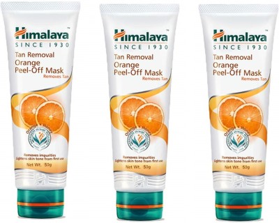 HIMALAYA Tan Removal Orange Peel-Off Mask 3 x 50 Packs(150 g)