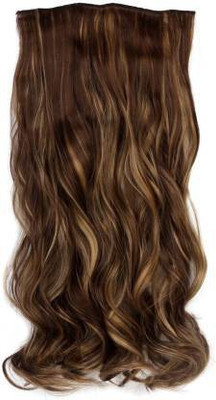 SAMYAK Golden highlighted curly / wavy Hair Extension