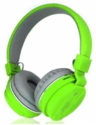 ROAR YEK_474X SH12 Over the head Wireless Bluetooth Headset Bluetooth Headset(Green, On the Ear)