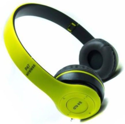 ROAR UNI_705T P47 Over the head Wireless Bluetooth Headset Bluetooth(Black, On the Ear)