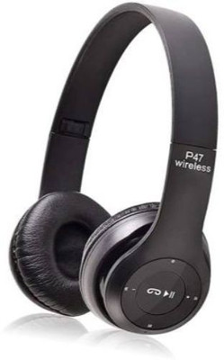 ROAR UGF_729N P47 Over the head Wireless Bluetooth Headset Bluetooth(Black, On the Ear)