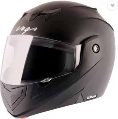 VEGA Crux Motorbike Helmet(Black)