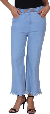 NAFIA FASHION Regular Women Light Blue Jeans