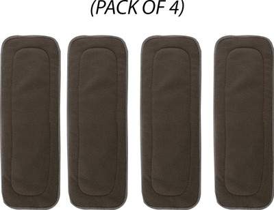 Pagwin diaper inserts reusable (Pack of 4) baby washable Cloths Inserts for baby (5 layer Cloth Diaper Insert Pad)
