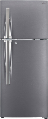 LG 260 L Frost Free Double Door Top Mount 3 Star Convertible Refrigerator(Dazzle Steel, GL-S292RDSX)