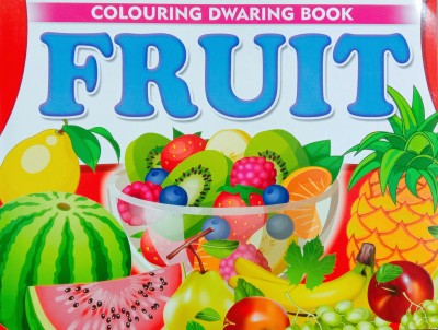 Colouring Drawing Book Fruits For Nursery Kids(Paperback, Editorial Team)