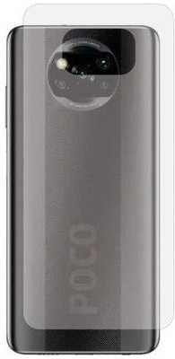 HOBBYTRONICS Back Screen Guard for POCO X3(Pack of 1)