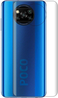 HOBBYTRONICS Back Screen Guard for POCO X3(Pack of 1)