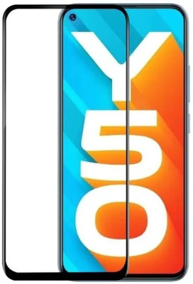 GORILLA FIVE Edge To Edge Tempered Glass for Vivo Y30, Vivo Y50(Pack of 1)