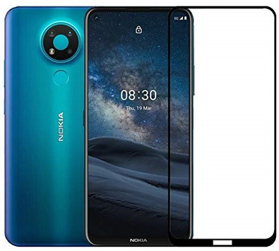 TESPARK Edge To Edge Tempered Glass for Nokia 3.4(Pack of 1)