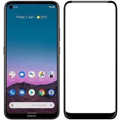 GLOBALCASE Edge To Edge Tempered Glass for Nokia 5.4(Pack of 1)