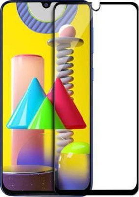 NIMBUDA Edge To Edge Tempered Glass for Samsung Galaxy M12(Pack of 1)