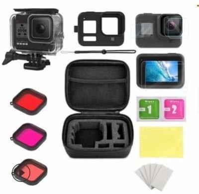 Hiffin Front and Back Screen Guard for Gopro, Action camera(Pack of 1)