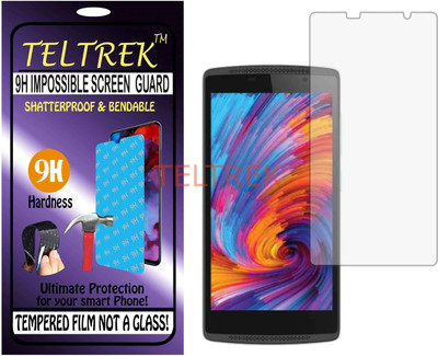 TELTREK Tempered Glass Guard for INTEX CRAZE (Flexible, Unbreakable)(Pack of 1)