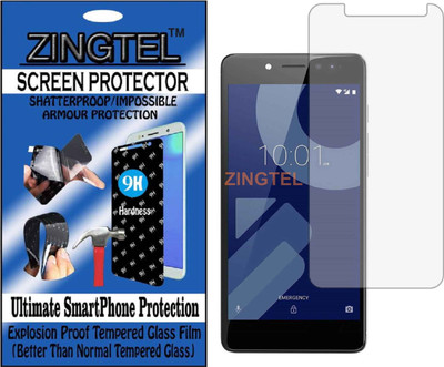 ZINGTEL Tempered Glass Guard for TENOR G BEYOND BLACK 3GB (Flexible, Unbreakable)(Pack of 1)