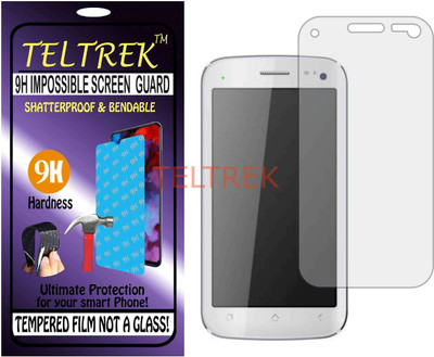 TELTREK Tempered Glass Guard for MICROMAX CANVAS 2 PLUS A110Q (Flexible, Unbreakable)(Pack of 1)