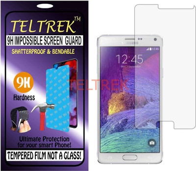 TELTREK Tempered Glass Guard for SAMSUNG GALAXY NOTE 4 (N9100) (Flexible, Unbreakable)(Pack of 1)