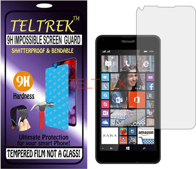 TELTREK Tempered Glass Guard for MICROSOFT LUMIA 640 (Flexible, Unbreakable)(Pack of 1)