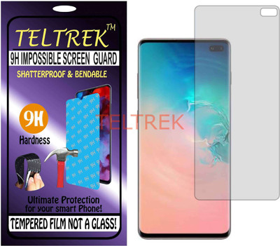TELTREK Tempered Glass Guard for SAMSUNG S10 PLUS (Flexible, Unbreakable)(Pack of 1)