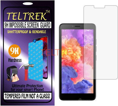 TELTREK Tempered Glass Guard for ITEL A52 LITE (Flexible, Unbreakable)(Pack of 1)