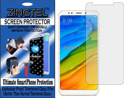 ZINGTEL Tempered Glass Guard for MI REDMI NOTE 5 (Flexible, Unbreakable)(Pack of 1)