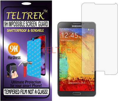 TELTREK Tempered Glass Guard for SAMSUNG NOTE 3 N9000 (Flexible, Unbreakable)(Pack of 1)