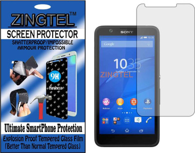 ZINGTEL Tempered Glass Guard for SONY XPERIA E4 DUAL (Flexible, Unbreakable)(Pack of 1)