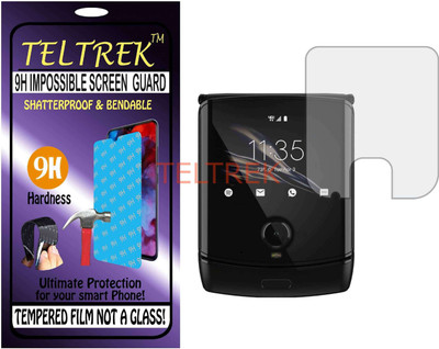 TELTREK Tempered Glass Guard for MOTOROLA MOTO RAZR 2019 (Flexible, Unbreakable)(Pack of 1)
