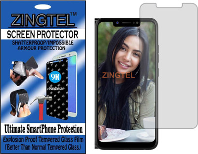 ZINGTEL Tempered Glass Guard for TECNO CAMON I AIR 2 PLUS (Flexible, Unbreakable)(Pack of 1)