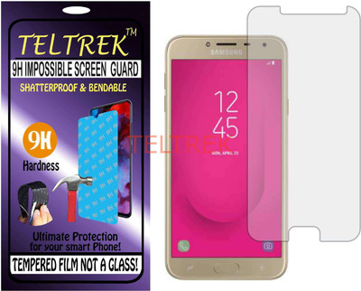 TELTREK Tempered Glass Guard for SAMSUNG J4 GOLD (Flexible, Unbreakable)(Pack of 1)