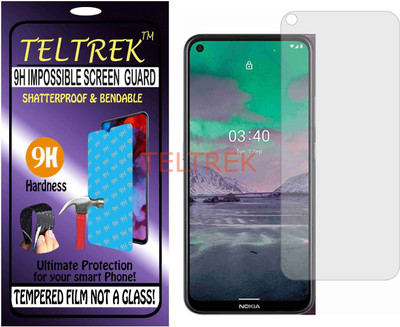 TELTREK Tempered Glass Guard for NOKIA 5.4 (Flexible, Unbreakable)(Pack of 1)