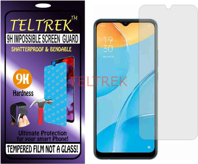 TELTREK Tempered Glass Guard for OPPO CPH2185 (A15) (Flexible, Unbreakable)(Pack of 1)
