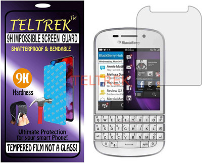 TELTREK Tempered Glass Guard for BLACKBERRY Q10 (Flexible, Unbreakable)(Pack of 1)