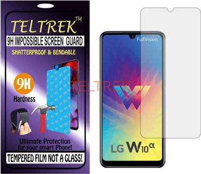 TELTREK Tempered Glass Guard for LG W10 ALPHA (Flexible, Unbreakable)(Pack of 1)
