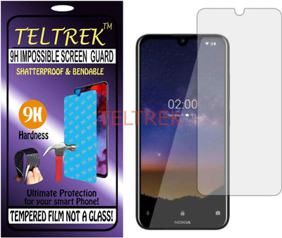 TELTREK Tempered Glass Guard for NOKIA 2.2 (Flexible, Unbreakable)(Pack of 1)