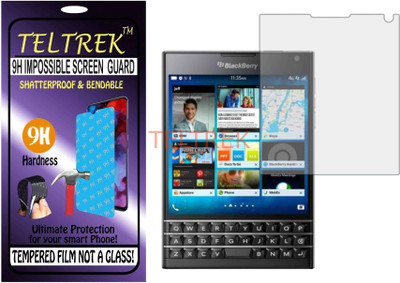 TELTREK Tempered Glass Guard for BLACKBERRY PASSPORT (Flexible, Unbreakable)(Pack of 1)