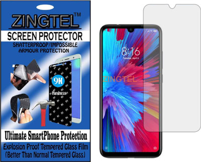 ZINGTEL Tempered Glass Guard for MI REDMI NOTE 7 (Flexible, Unbreakable)(Pack of 1)