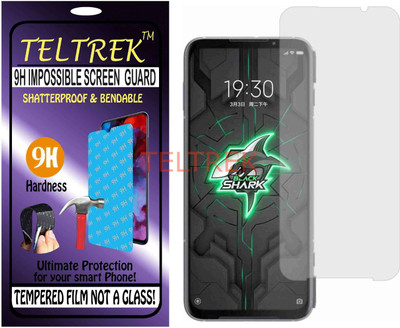 TELTREK Tempered Glass Guard for BLACK SHARK 3 PRO (Flexible, Unbreakable)(Pack of 1)