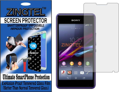 ZINGTEL Tempered Glass Guard for SONY XPERIA E1 DUAL (Flexible, Unbreakable)(Pack of 1)