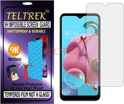 TELTREK Tempered Glass Guard for LG Q51 (Flexible, Unbreakable)(Pack of 1)