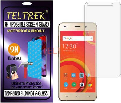 TELTREK Tempered Glass Guard for COMIO C1 (Flexible, Unbreakable)(Pack of 1)