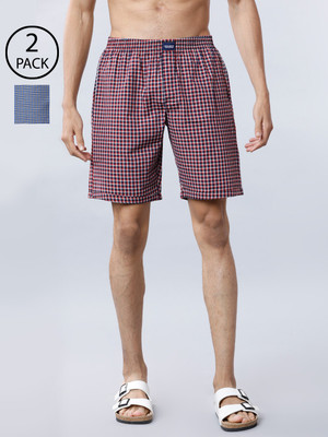 HIGHLANDER Checkered Men Multicolor Regular Shorts