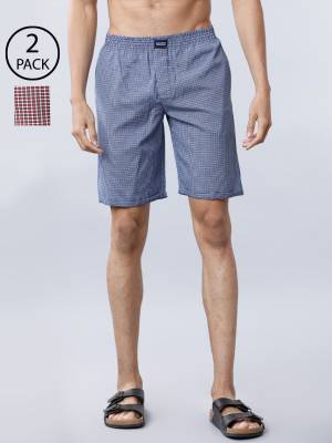 HIGHLANDER Checkered Men Multicolor Regular Shorts